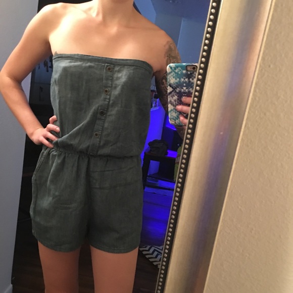 🦋Flying tomato’s jean romper - Picture 4 of 4